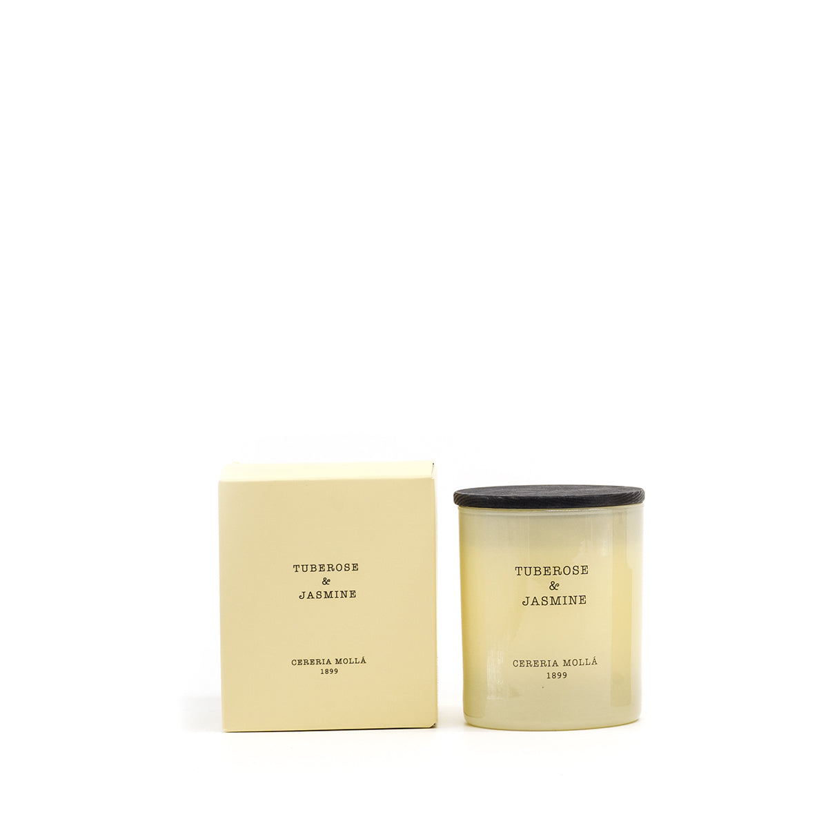 Cereria Molla 1899 Tuberose and Jasmine Duftkerze 230g elfenbein Glas, Box