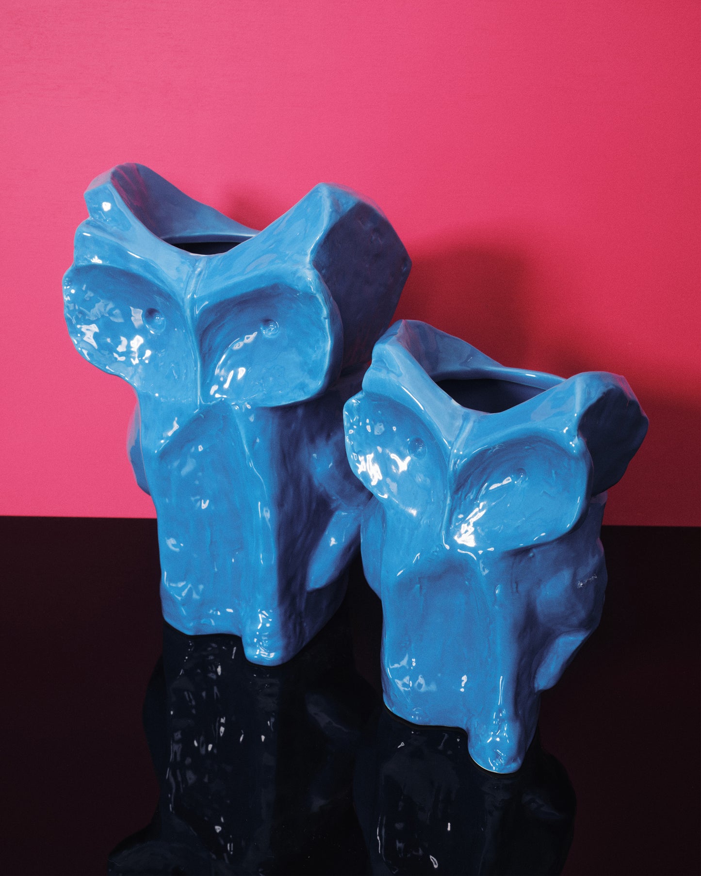 After Midnight Owl Vase