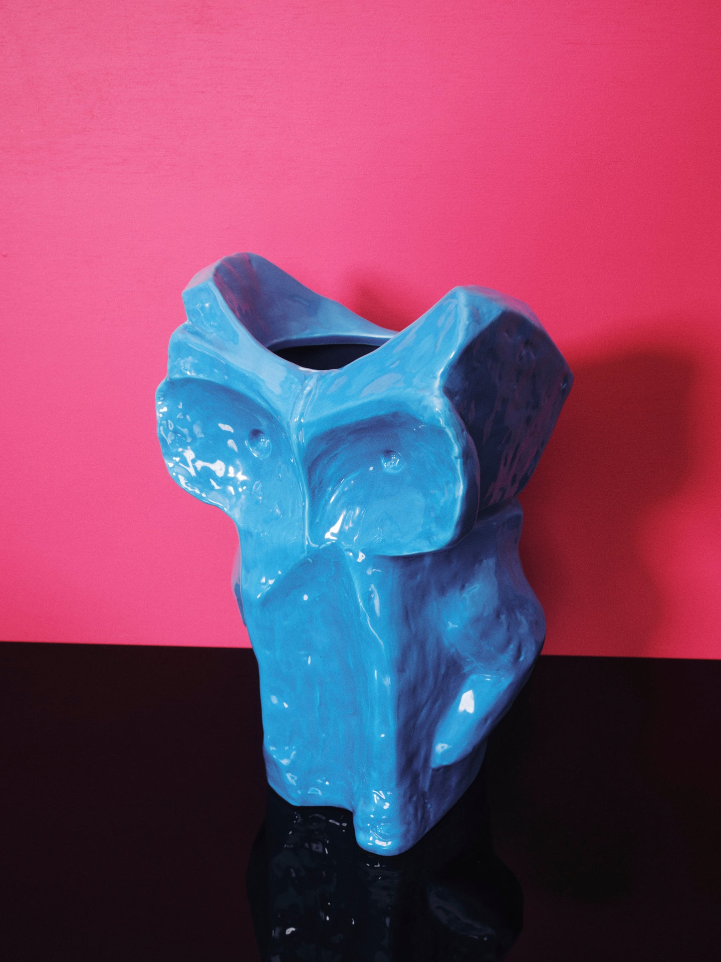 After Midnight Owl Vase