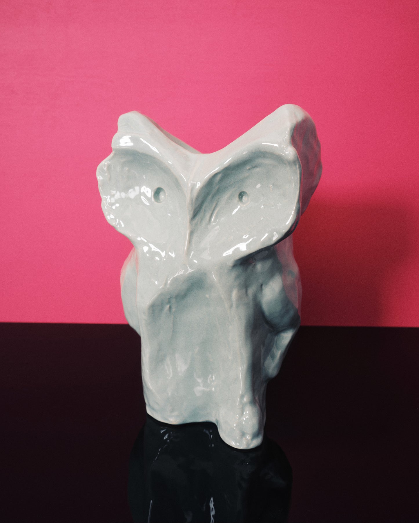After Midnight Owl Vase