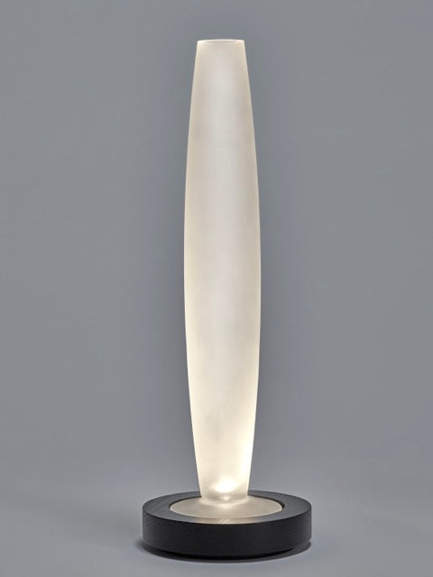VASE/TABLE LAMP BLACK WHITE LYS 3 by Ann Demeulemeester