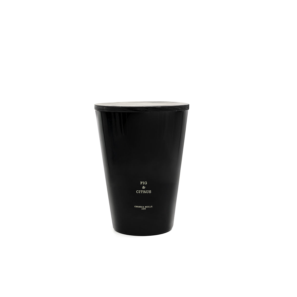 Cereria Molla 1899 Fig and Citrus Duftkerze 3.5kg  schwarzes Glas, Box