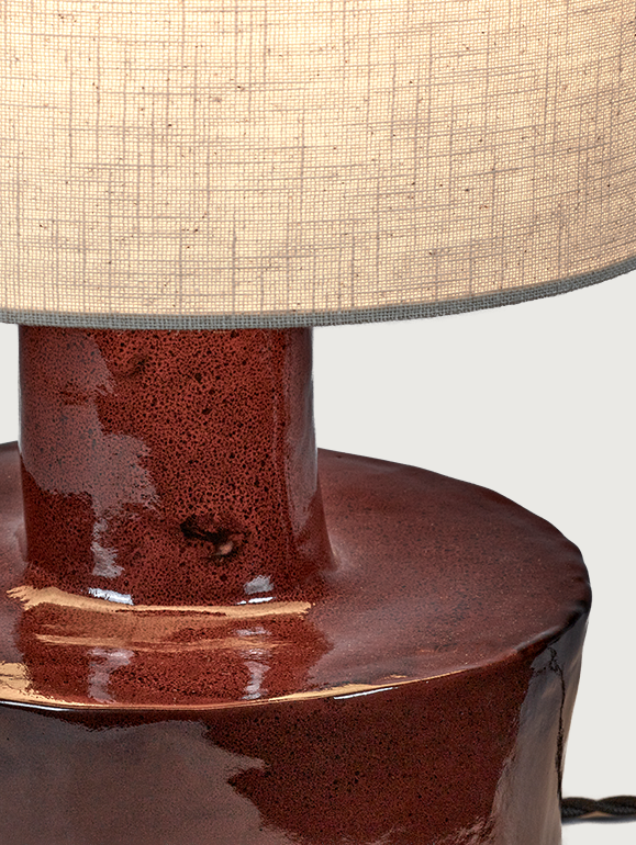 Tischlampe Catherine Beige Red von Marie Michielssen