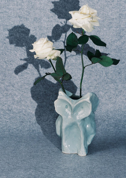 After Midnight Owl Vase