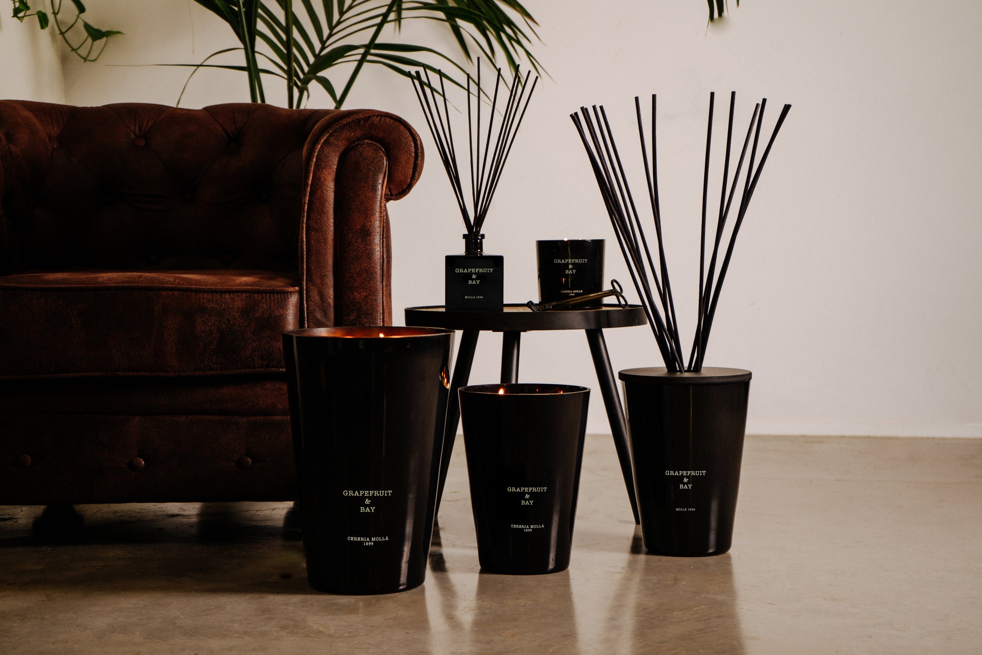 Grapefruit & Bay scented candle