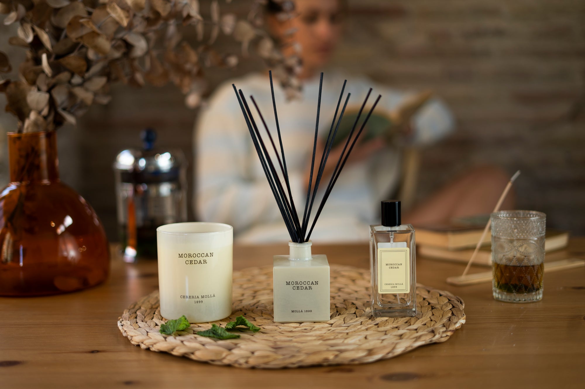 Moroccan Cedar scented candle