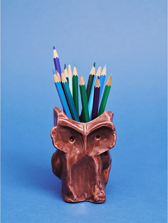 Owl Vase Xs Aubergine After Midnight