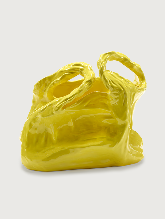 Vase L Yellow Gala