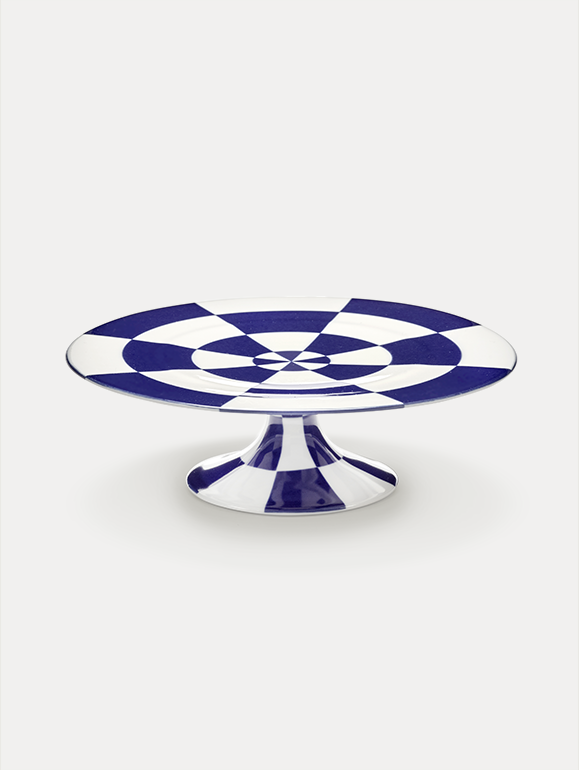 Cake Stand Blue White Fête Des Bêtes