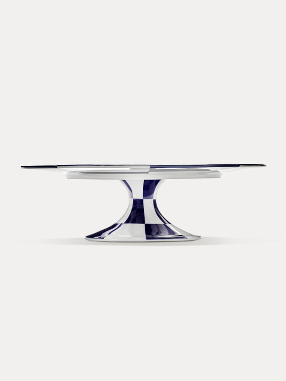 Cake Stand Blue White Fête Des Bêtes