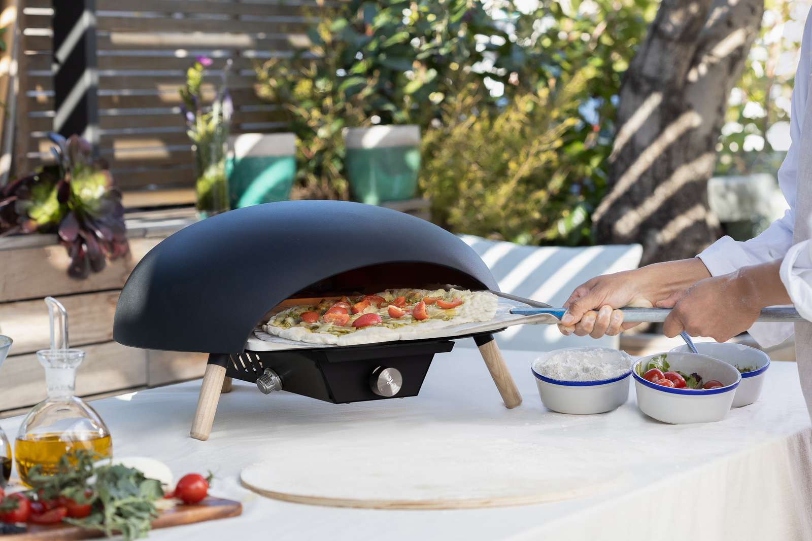 Le Feu Turtle pizza oven 