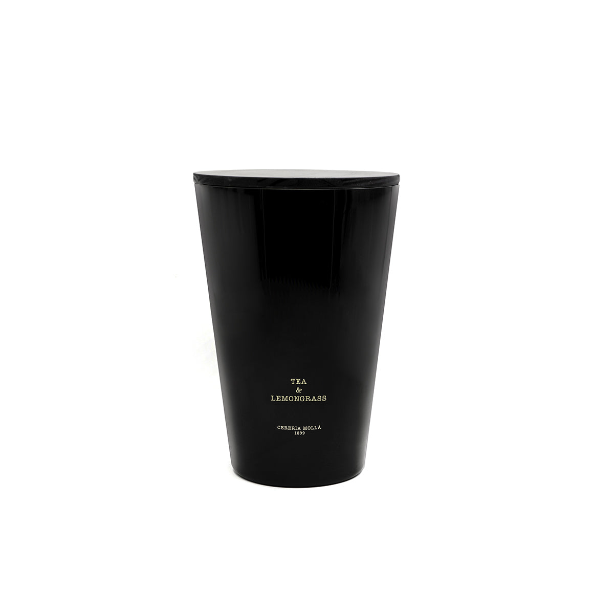 Cereria Molla 1899 Tea and Lemongrass Duftkerze 7.5kg  schwarzes Glas, Box