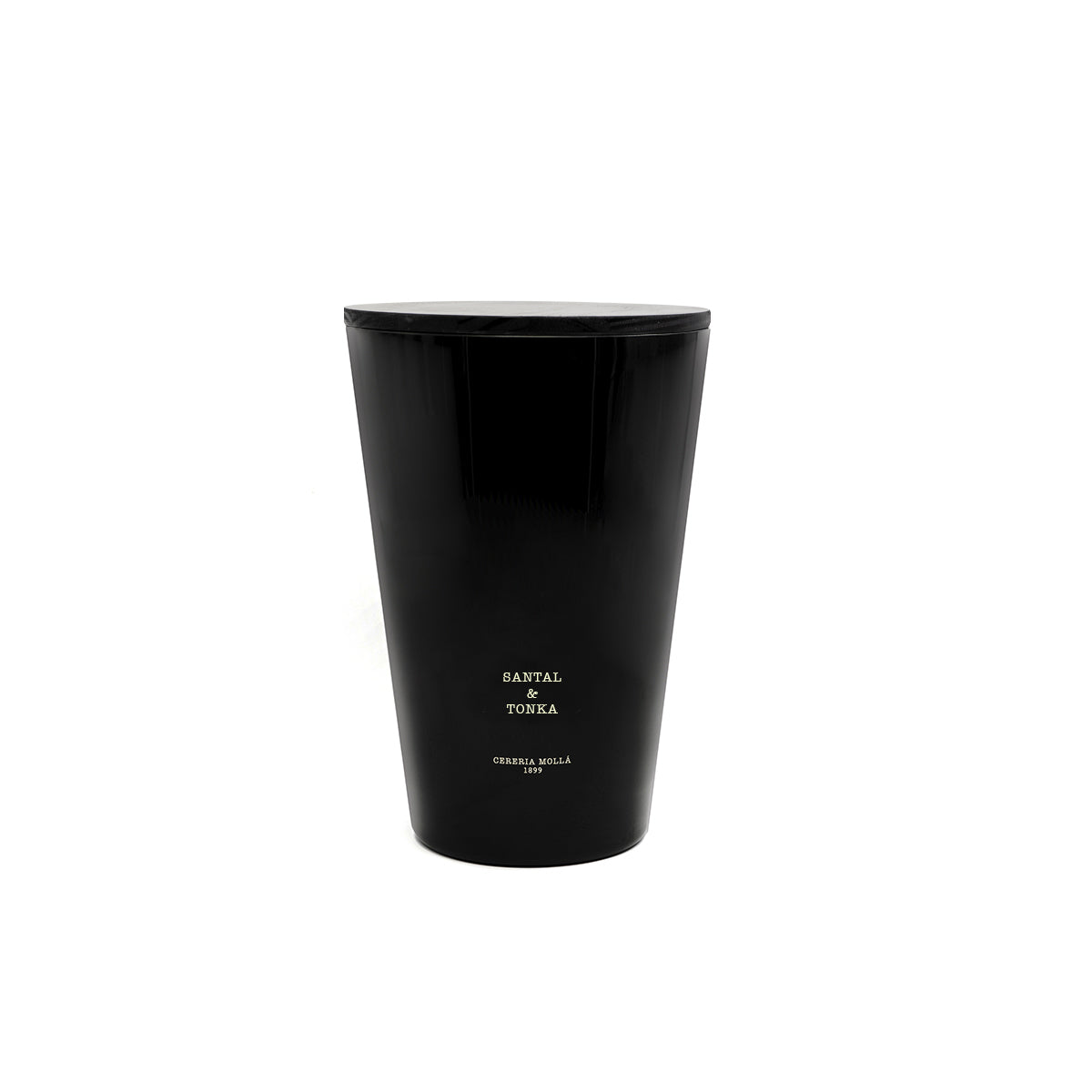Cereria Molla 1899 Santal and Tonka Duftkerze 7.5kg  schwarzes Glas, Box