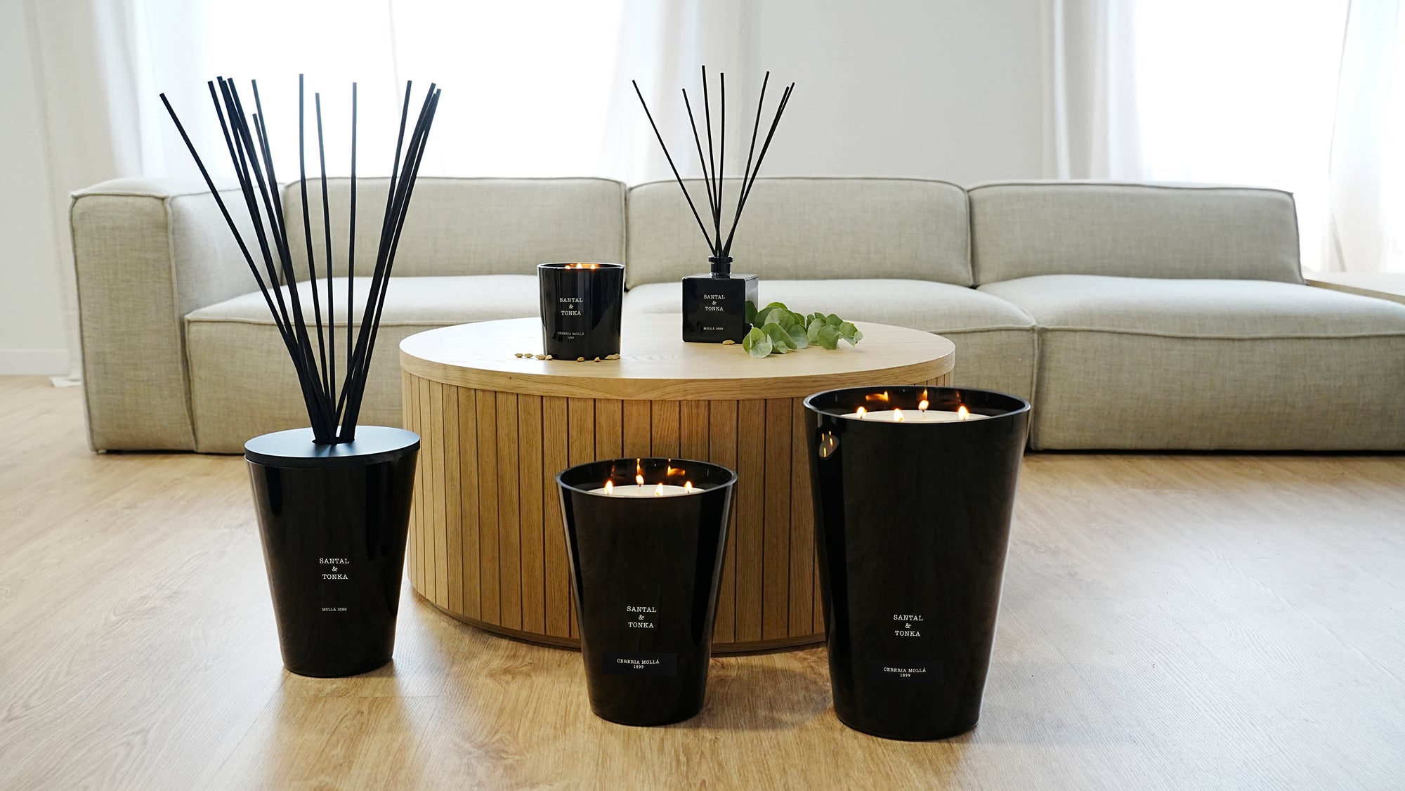Santal & Tonka scented candle